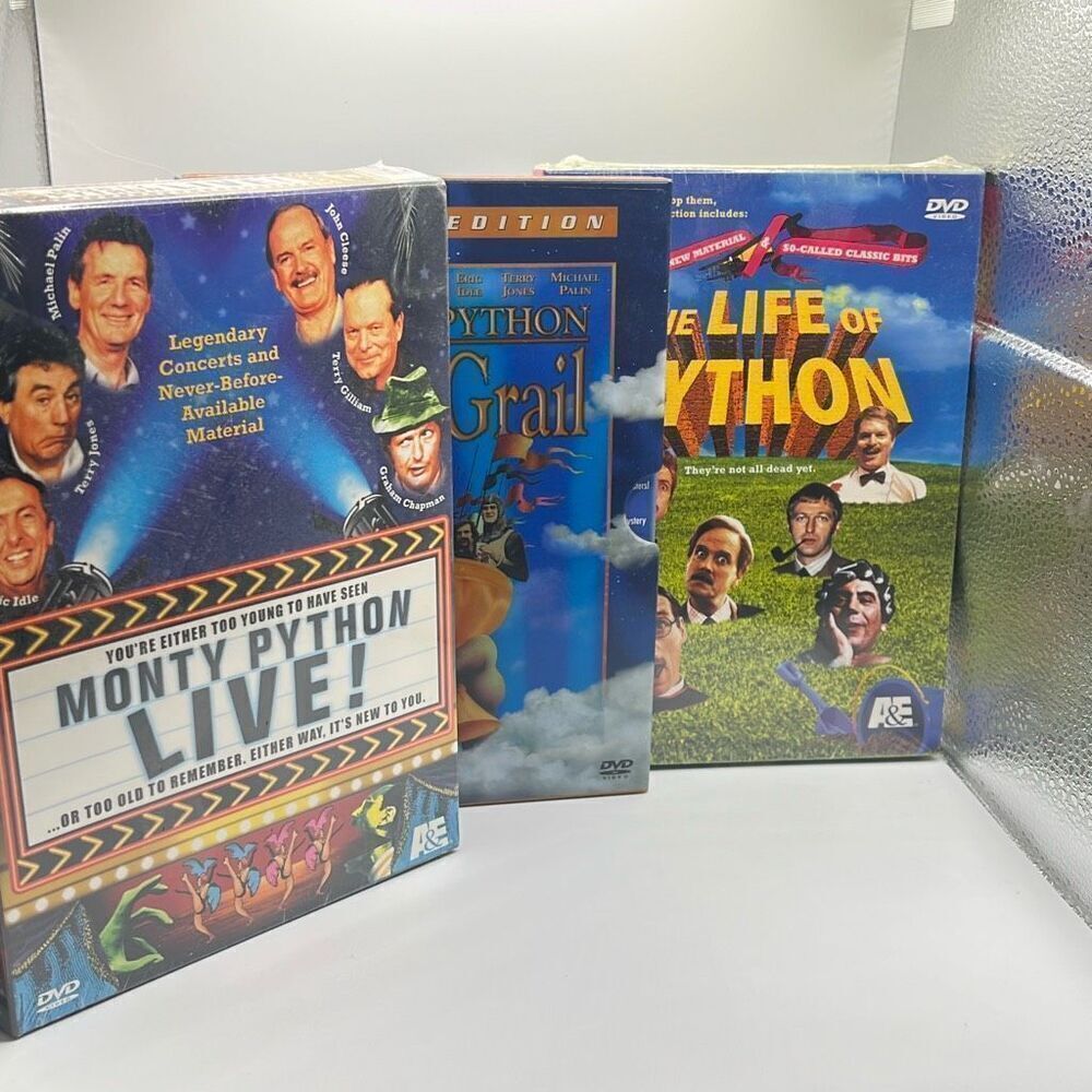 Lot of Monty Python DVDs Life of Python, Holy Grail, and Live! - Picture 11 of 16